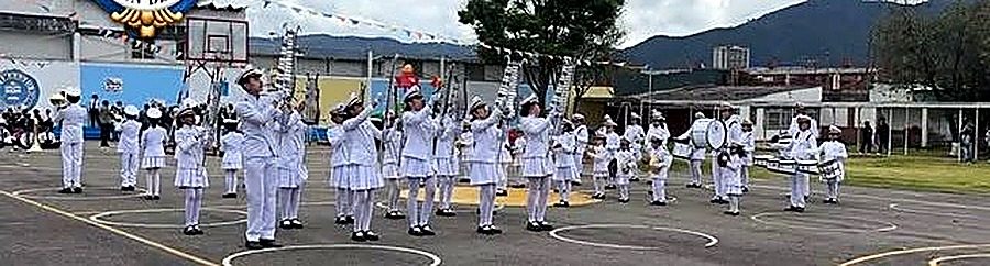 Banda marcial del Gimnasio del Corazón de María en el Festival de Bandas 2026