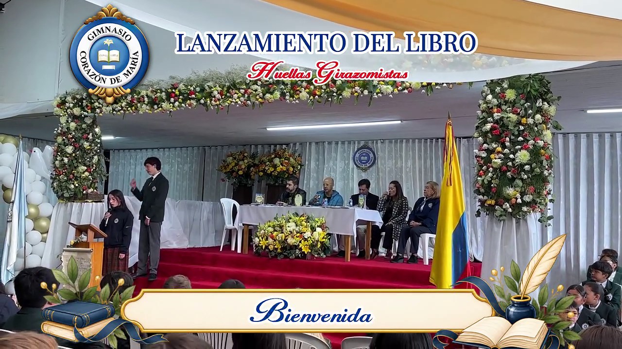 Bienvenida al lanzamiento del libro Huellas Girazomistas